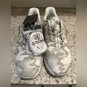 New 10 1/2 G/Fore White Camo Golf Shoes